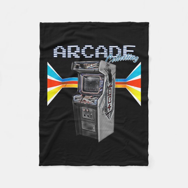 Cobertor De Velo Coleção de Jogos de Vídeo de Máquina de Gabinete 1 (Frente)