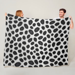 Cobertor De Velo Coleção de Luxo Moderno e Leopardo Branco