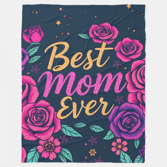 Cobertor De Velo Coleção de Presentes de Luxo Popular Floral (Frente)