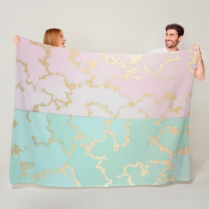 Cobertor De Velo Coleção Luxuosa Tendência Rosa Bege Suave Dourado