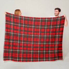 Cobertor De Velo Coleção Popular Tradicional Vermelha Xadrez Tartan