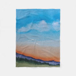 Cobertor De Velo Colinas Sunset Graciosas