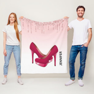 Cobertor De Velo Colírio Rosa Moderno, Drives e saltos altos