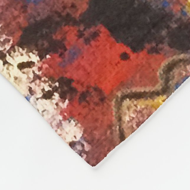 Cobertor De Velo Collage Fleece Blanket (Quina)