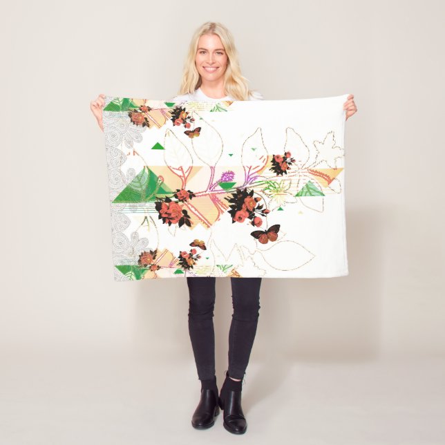 Cobertor De Velo Collage vintage (In Situ)