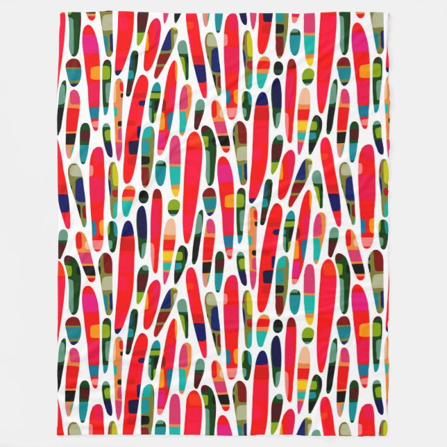 Cobertor De Velo Collaged Color Splash 150222 (Frente)