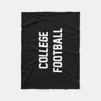 Cobertor De Velo College Football Fleece Blanket