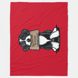 Cobertor De Velo Collie com Sinal