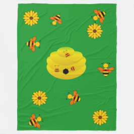 Cobertor De Velo Colmeia de Abelhas