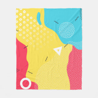 Cobertor De Velo Color splash abstract cartoon background or childr