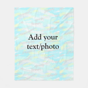Cobertor De Velo Coloração colorido simples adicione sua foto de te