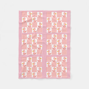 Cobertor De Velo Coloração rosa Coloração Colorida Duckies Design F