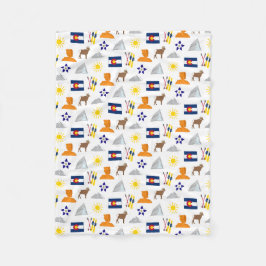 Cobertor De Velo Colorado