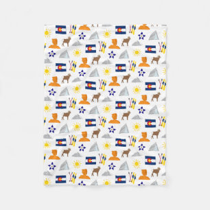 Cobertor De Velo Colorado