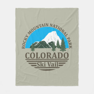 Cobertor De Velo colorado estadual vail ski vintage