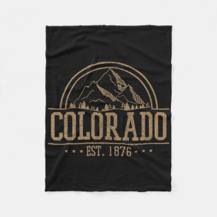 Cobertor De Velo Colorado - Montanhas Rochosas Est. 1876 Caminhada