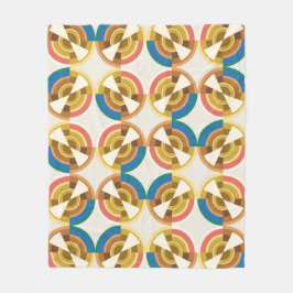 Cobertor De Velo Colorful Geometric Pattern 