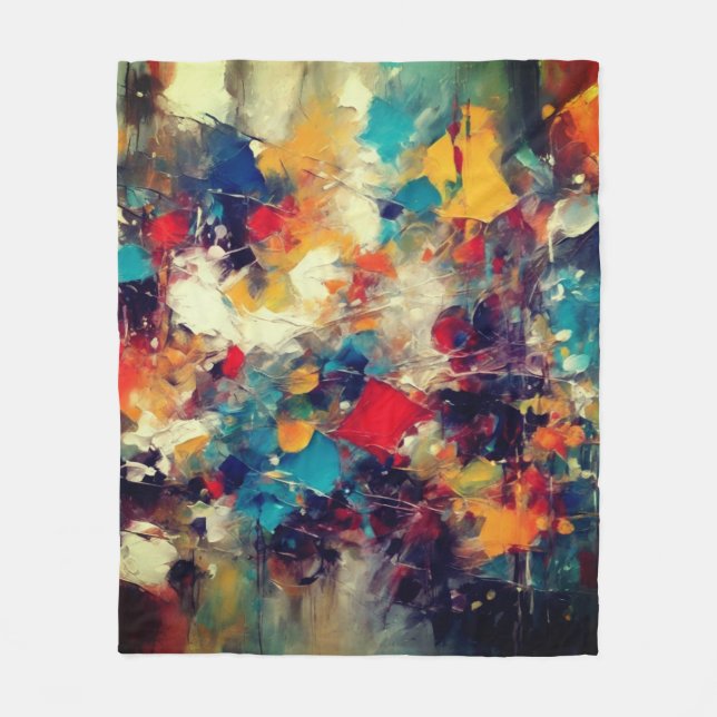 Cobertor De Velo Colorido (Frente)