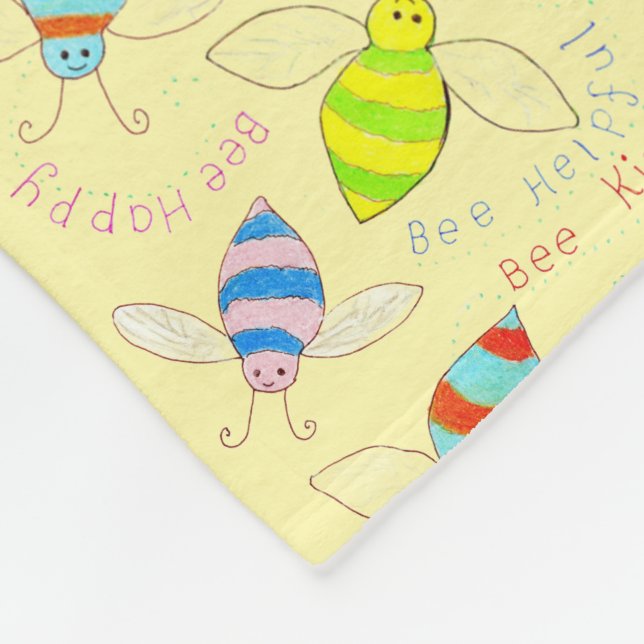 Cobertor De Velo Colourful Buzzy Bee (Quina)