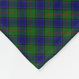 Cobertor De Velo Colquhoun tartan xadrez verde azul