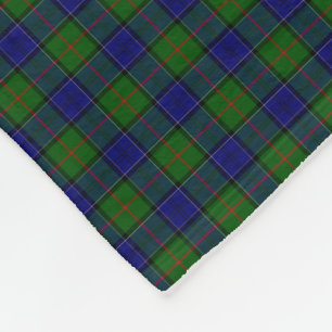 Cobertor De Velo Colquhoun tartan xadrez verde azul