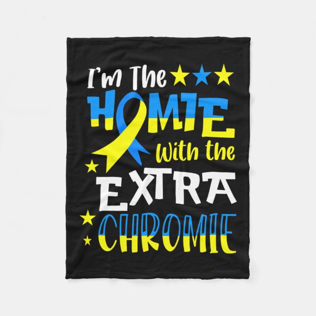 Cobertor De Velo Com A Sensibilização Da Síndrome De Chromie Extra  (Frente)