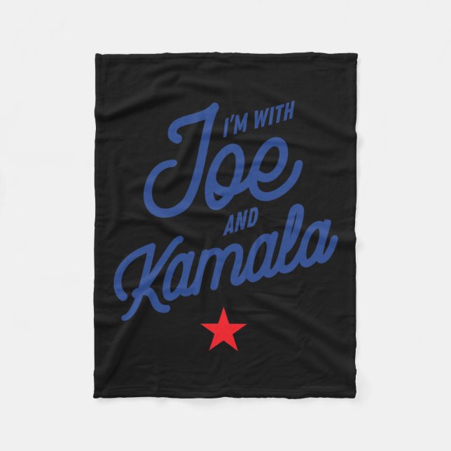 Cobertor De Velo Com Joe E Kamala Biden Harris 2020 46 (Frente)