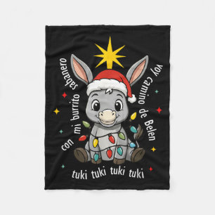 Cobertor De Velo Com Meu Burrito Sabanero Mexicano Tuki Tuki Latino