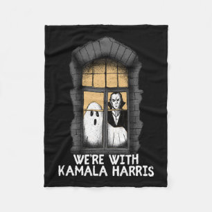 Cobertor De Velo Com o medo da eleição do Dia de as Bruxas engraçad