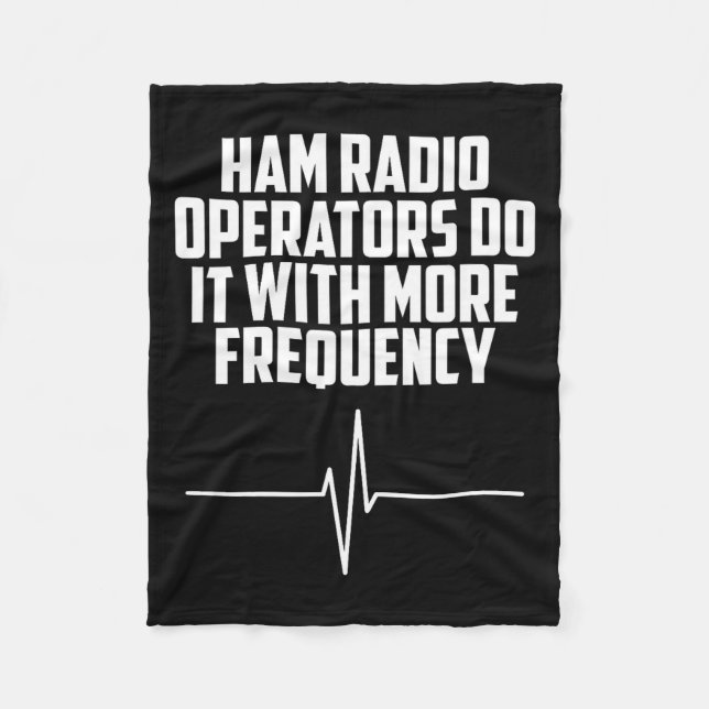 Cobertor De Velo Com Operadores de Rádio Amador Mais (Frente)