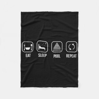 Cobertor De Velo Coma a Piscina do sono Billiard Repita o Engraçado