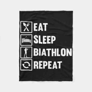 Cobertor De Velo Coma Biatlo De Sono Motivo Repetido Para Um Biatle