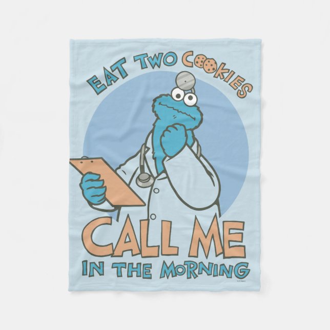 Cobertor De Velo Coma dois biscoitos, me ligue pela manhã (Frente)