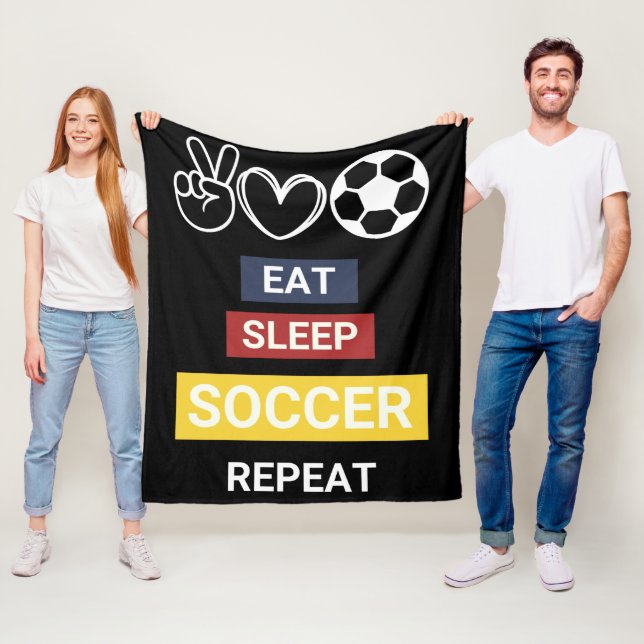 Cobertor De Velo Coma, Dorme, Futebol, Repita (In Situ)