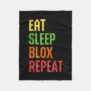 Cobertor De Velo Coma Dormir Blox Repetir, Blox Gaming, Cosplay Blo