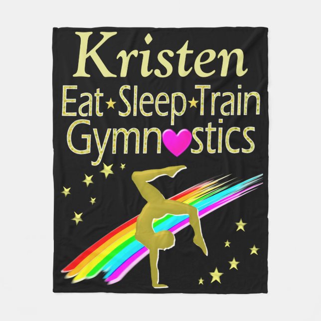 COBERTOR DE VELO COMA GINÁSTICA DE SONO PERSONALIZADA (Frente)