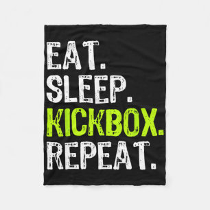 Cobertor De Velo Coma o Kickbox de dormir Repetir Kickboxing Kick B