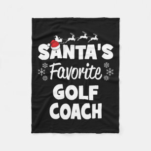 Cobertor De Velo Combate de Natal do treinador de golfe favorito do
