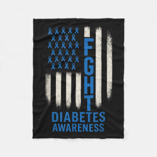 Cobertor De Velo Combater a Consciência da Diabetes - Suporte para