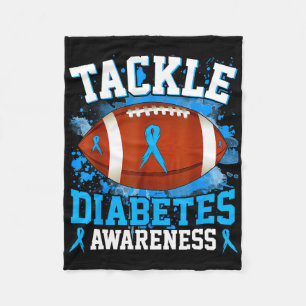 Cobertor De Velo Combater a Diabetes de Futebol Sensibilizar o Meni