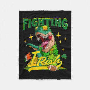 Cobertor De Velo Combater O Dinossauro Irlandês Do Vintage Vintage 