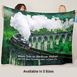 Cobertor De Velo Comboio a vapor em Glenfinnan Viaduct - Adicionar 