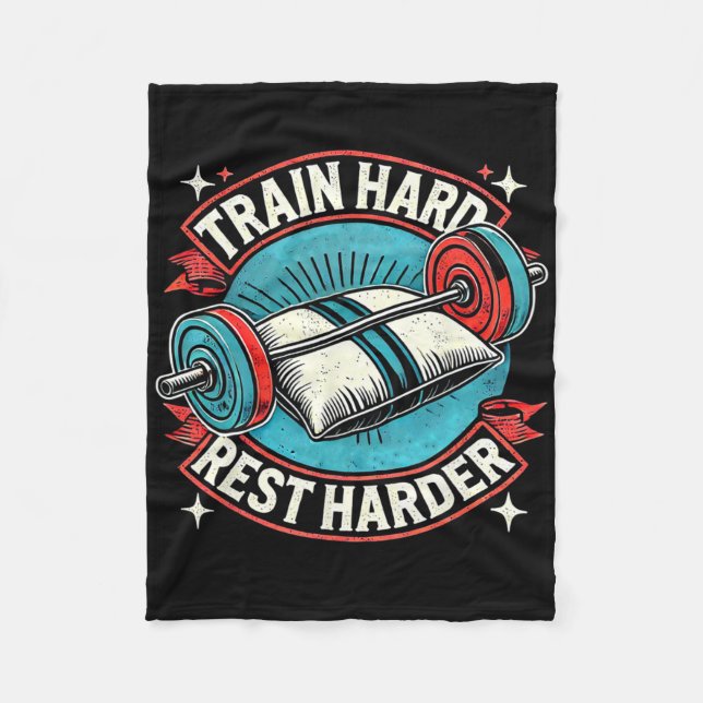 Cobertor De Velo Comboio Hart Rest Harder Barbell Bodybuilding 1 (Frente)