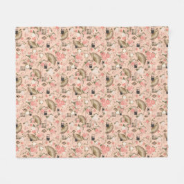Cobertor De Velo Começos Cerejados Sherpa Blanket