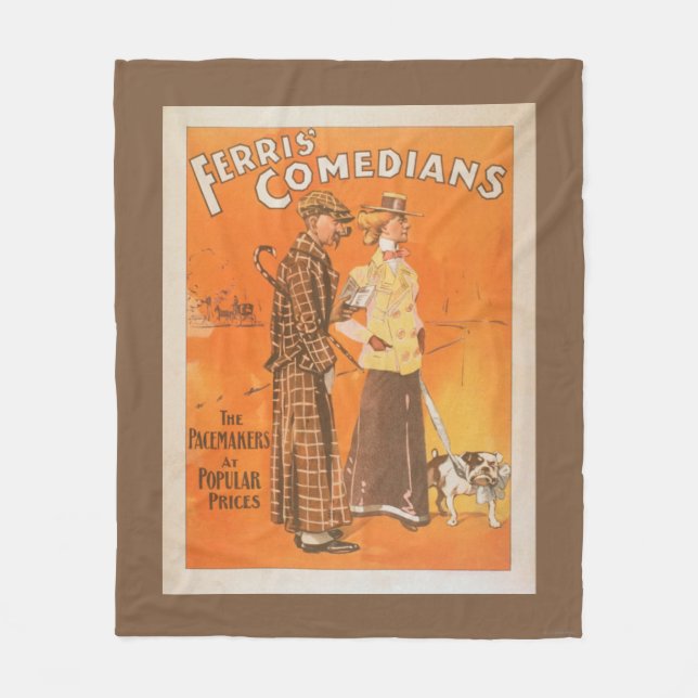 Cobertor De Velo Comediantes "pacemaker de Ferris a preços (Frente)
