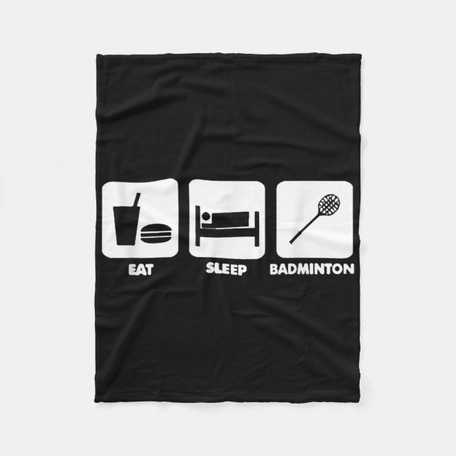 Cobertor De Velo Comer Dormir Badminton  (Frente)