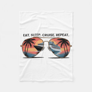 Cobertor De Velo Comer Dormir Cruzeiro Repetir Férias Navio Oceano