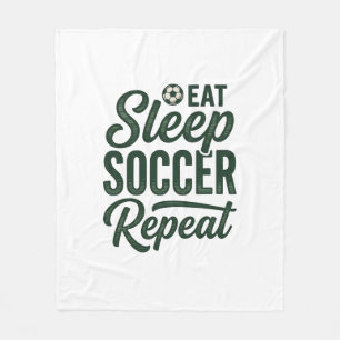 Cobertor De Velo Comer Dormir Futebol Repetir Camisa Vintage Design