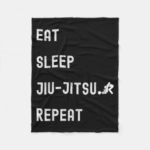 Cobertor De Velo Comer dormir jiu-jitsu Repetir