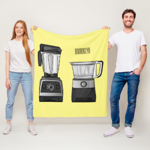 Cobertor De Velo Comida e ilustração do desenho do blender